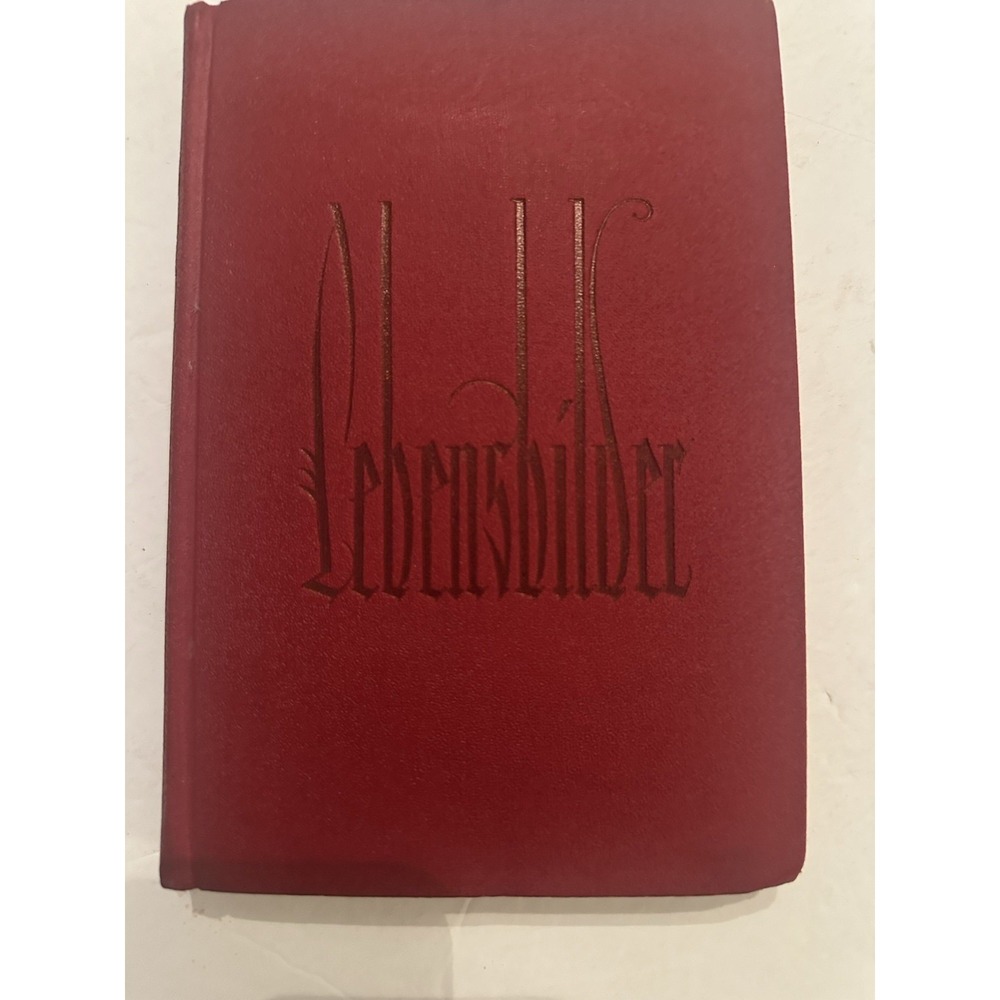 Lebensbilder Band 3 Advent Verlag Hamburg Wien German Vintage Red Hardcover